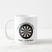 Kaffee-Cup: Dieser B_ __h kann Darm werfen Kaffeetasse (Links)