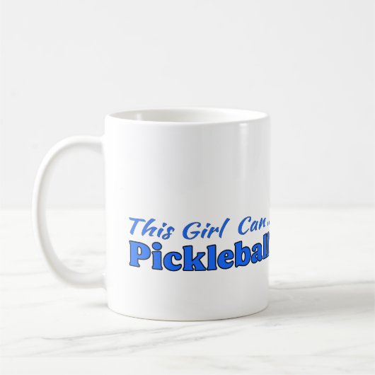 Kaffee-Cup: Dieses Mädchen kann pickleball Kaffeetasse (Links)