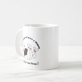 Kaffee-Cup Dieses Mädchen kann werfen - Bowling-Bu Kaffeetasse (Vorderseite Links)
