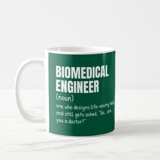 Kaffee-Cup für biomedizinische Technik Kaffeetasse (Links)