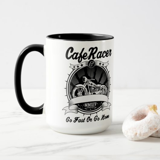 Kaffee-Cup für Motorräder Tasse (Mit Donut)