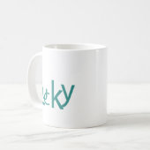Kaffee-Cup: Glück Kaffeetasse (Vorderseite Links)