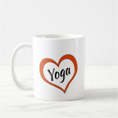 Kaffee-Cup: Herzyoga Kaffeetasse (Links)