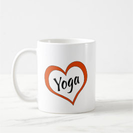 Kaffee-Cup: Herzyoga Kaffeetasse