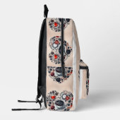 Kaffee-Cup in Herzform Gemütliche Atmosphärentasch Bedruckter Rucksack (Links)