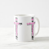 Kaffee-Cup in Love Memory Memorial Beileid Kaffeetasse (VorderseiteRechts)