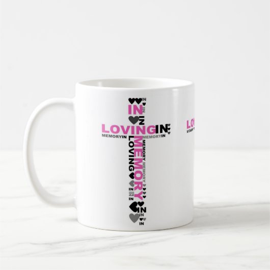 Kaffee-Cup in Love Memory Memorial Beileid Kaffeetasse (Links)