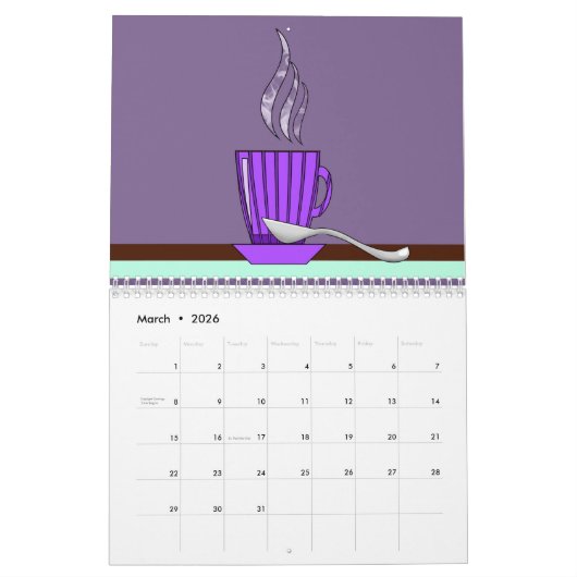 Kaffee-Cup-Kalender 2025 Kalender (Mär 2026)