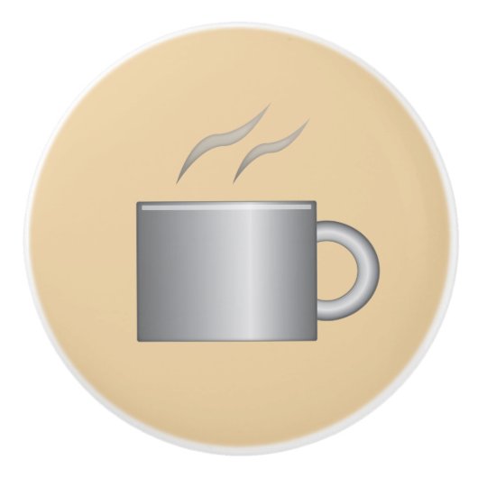 Kaffee-Cup-Keramik Keramikknauf (Vorderseite)