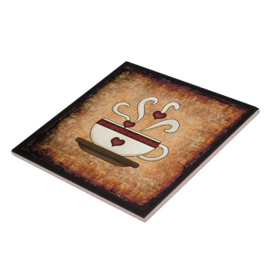 Kaffee Cup Keramik Küche Tile Fliese (Seite)