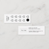 Kaffee Cup Loyalitätskarte, einfaches Budget Treuekarte (Vorne/Hinten)