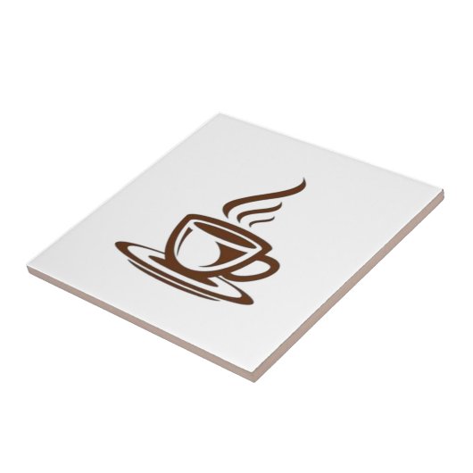 Kaffee Cup Mark Design Tile für Küche oder Wand Fliese (Seite)