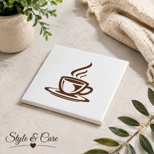 Kaffee Cup Mark Design Tile für Küche oder Wand Fliese
