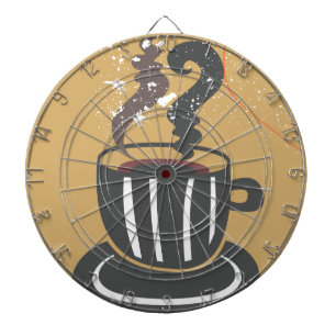 Kaffee Cup Metallkäfig Dartboard Dartscheibe