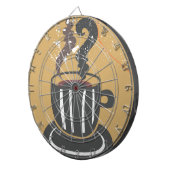 Kaffee Cup Metallkäfig Dartboard Dartscheibe (Vorderseite rechts)