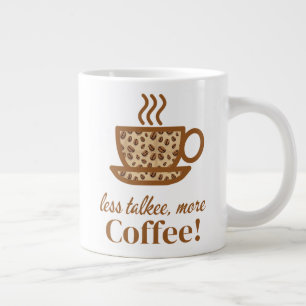 Kaffee-Cup mit einer spielerischen Weck-Up-Nachric Jumbo-Tasse