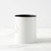 Kaffee-Cup mit Herzdesign-Text "Kann ich dich Beha Tasse (Zentrum)