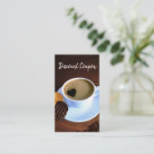 Kaffee-Cup mit herzenförmigen Schaumstoffen Rabattkarte (Stehend Vorderseite)