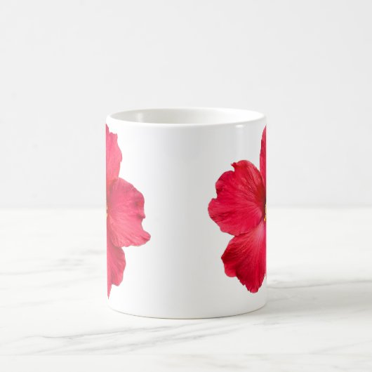 Kaffee-Cup mit Hibiskus Kaffeetasse (Mittel)