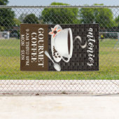 Kaffee-Cup mit Kaffeebohnen Banner (Insitu)