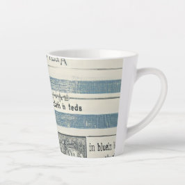 Kaffee-Cup mit Ozeandaten Milchtasse