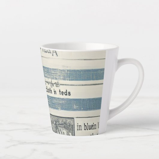 Kaffee-Cup mit Ozeandaten Milchtasse (Rechts)