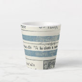 Kaffee-Cup mit Ozeandaten Milchtasse (Vorderseite)