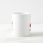 Kaffee-Cup mit Rot-Weiß-Ton-Highlight Kaffeetasse (Mittel)