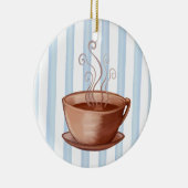 Kaffee-Cup-Ornament Keramik Ornament (Rechts)