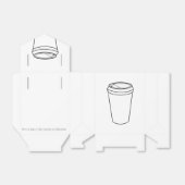 Kaffee-Cup (Papierzuführung) Geschenkschachtel (Ungefaltet)
