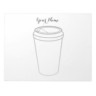 Kaffee-Cup (Papierzuführung) Notizblock
