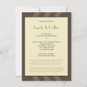 Kaffee-Cup Personalisierte mittlere Einladung (Rückseite)