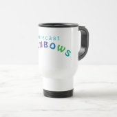 Kaffee-Cup Prognose Regenbows Reisebecher (VorderseiteRechts)