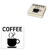 KAFFEE CUP RUBBER BRIEFMARKE GUMMISTEMPEL (Stempel)