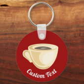 Kaffee-Cup-Schlüsselanhänger Schlüsselanhänger (Vorderseite)