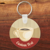 Kaffee-Cup-Schlüsselanhänger Schlüsselanhänger (Vorderseite)