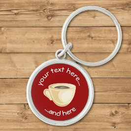 Kaffee-Cup-Schlüsselanhänger Schlüsselanhänger