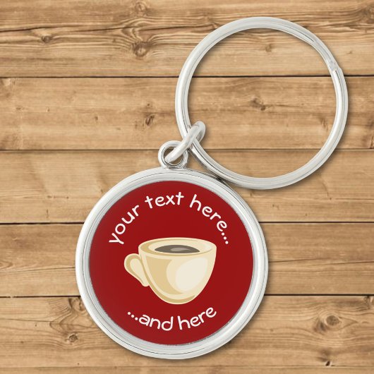 Kaffee-Cup-Schlüsselanhänger Schlüsselanhänger