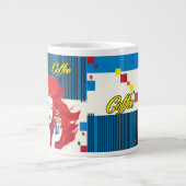 Kaffee Cup Schöne Mode POP-ART Trendy Jumbo-Tasse (Vorderseite)
