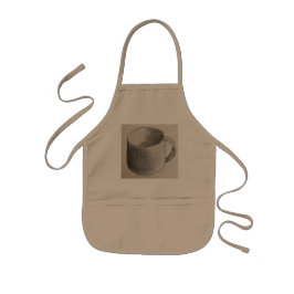 Kaffee-Cup-Schürze Kinderschürze