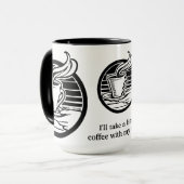 Kaffee-Cup-Spaß individuell anpassbare Tasse (Vorderseite Links)