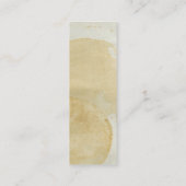 Kaffee-Cup-Stack mit QR-Code Mini Visitenkarte (Rückseite)