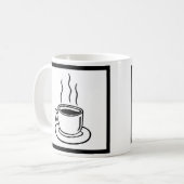Kaffee-Cup-Tasse Kaffeetasse (Vorderseite Links)