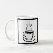 Kaffee-Cup-Tasse Kaffeetasse (Links)