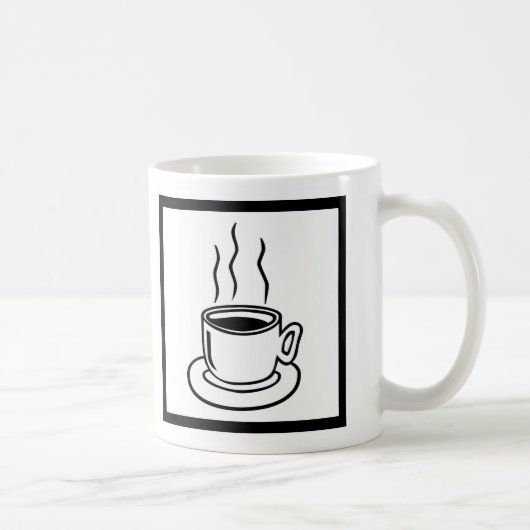 Kaffee-Cup-Tasse Kaffeetasse (Rechts)