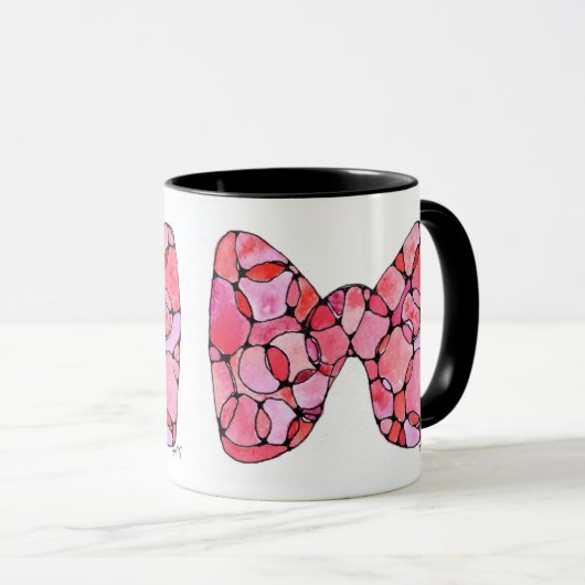 Kaffee Cup Tasse - Schilddrüse - Farbe (VorderseiteRechts)