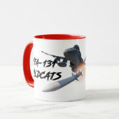 Kaffee-Cup VFA-131 WILDCATS AIM-120 Tasse (Vorderseite Links)