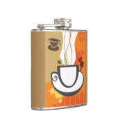 Kaffee-Cup Vinyl gepackte Flasche Flachmann (Rechts)