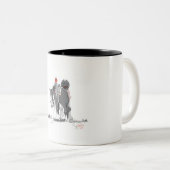 Kaffee Cup Western Art Cartoon Zweifarbige Tasse (VorderseiteRechts)