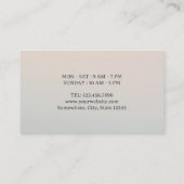 Kaffee Cups Elegantes Silver Café Kunde Treuekarte (Rückseite)